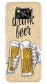 Drink Beer Mobile Back Case for Poco X3 (Design - 328)