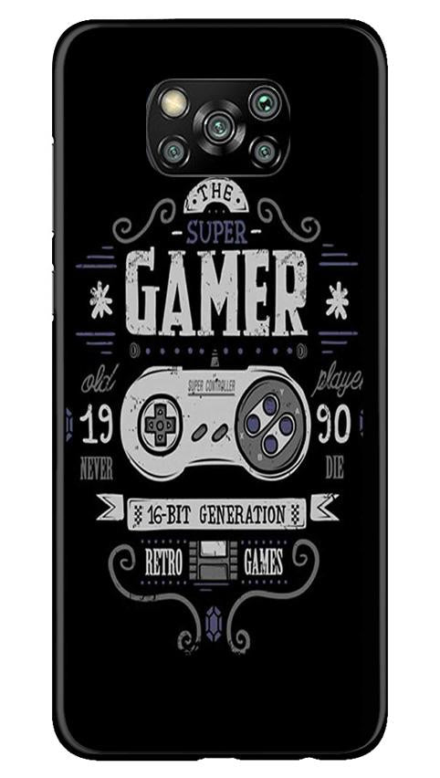 Gamer Mobile Back Case for Poco X3 (Design - 330)