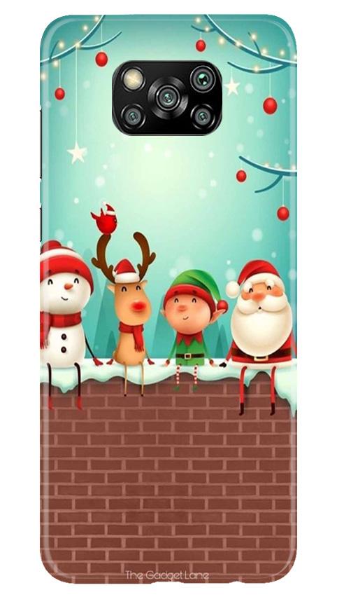 Santa Claus Mobile Back Case for Poco X3 Pro (Design - 334)