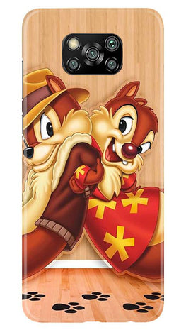 Chip n Dale Mobile Back Case for Poco X3 (Design - 335)