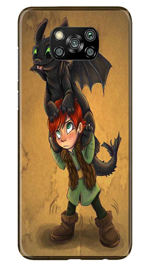 Dragon Mobile Back Case for Poco X3 (Design - 336)