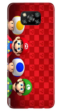 Mario Mobile Back Case for Poco X3 Pro (Design - 337)