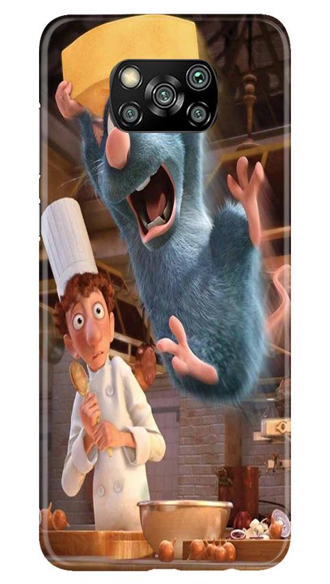 Ratatouille Mobile Back Case for Poco X3 (Design - 347)
