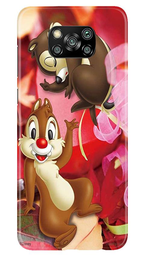 Chip n Dale Mobile Back Case for Poco X3 (Design - 349)