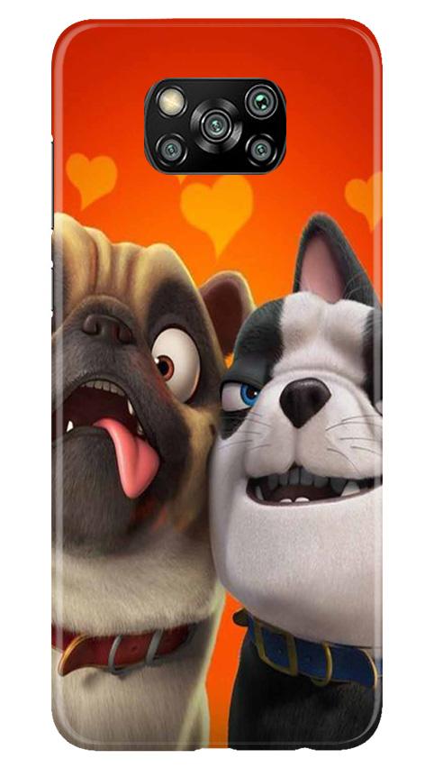Dog Puppy Mobile Back Case for Poco X3 Pro (Design - 350)
