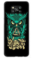 Owl Mobile Back Case for Poco X3 (Design - 358)
