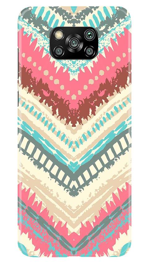 Pattern Mobile Back Case for Poco X3 Pro (Design - 368)