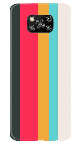 Color Pattern Mobile Back Case for Poco X3 Pro (Design - 369)