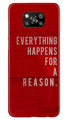 Everything Happens Reason Mobile Back Case for Poco X3 (Design - 378)