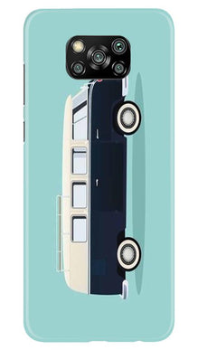 Travel Bus Mobile Back Case for Poco X3 Pro (Design - 379)