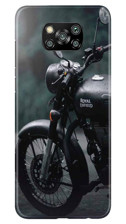 Royal Enfield Mobile Back Case for Poco X3 Pro (Design - 380)
