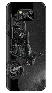 Royal Enfield Mobile Back Case for Poco X3 Pro (Design - 381)