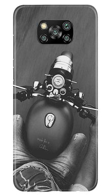 Royal Enfield Mobile Back Case for Poco X3 Pro (Design - 382)