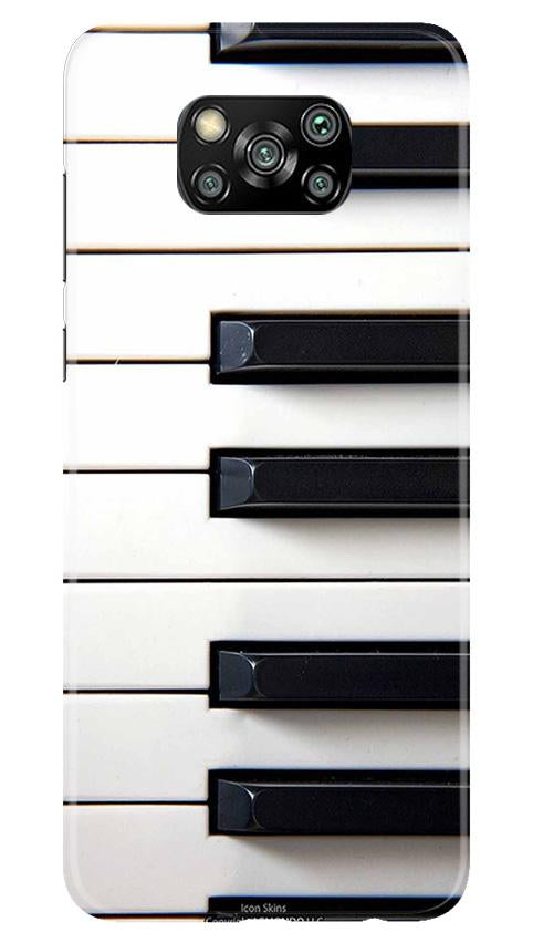 Piano Mobile Back Case for Poco X3 (Design - 387)