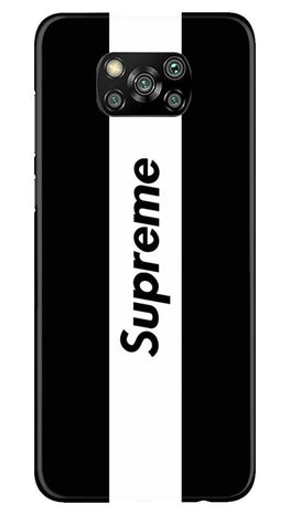 Supreme Mobile Back Case for Poco X3 Pro (Design - 388)