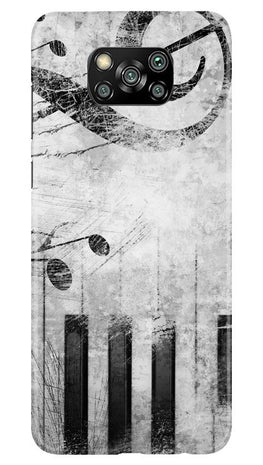 Music Mobile Back Case for Poco X3 (Design - 394)