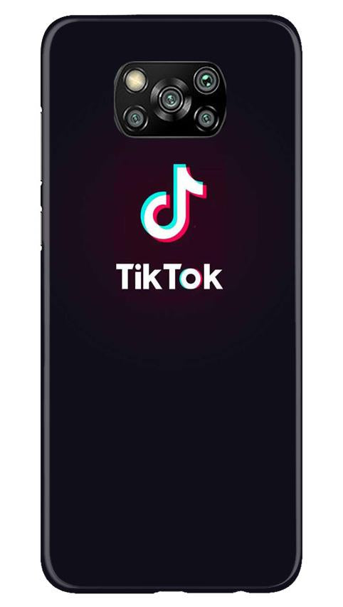 Tiktok Mobile Back Case for Poco X3 (Design - 396)