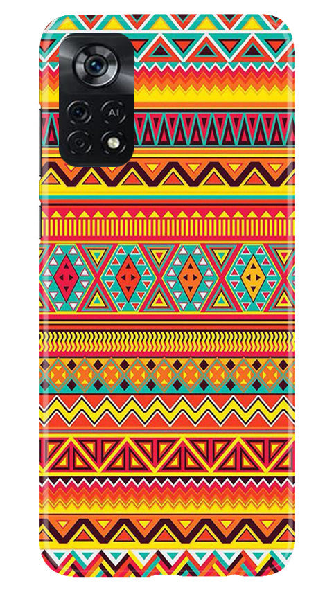 Zigzag line pattern Case for Poco X4 Pro