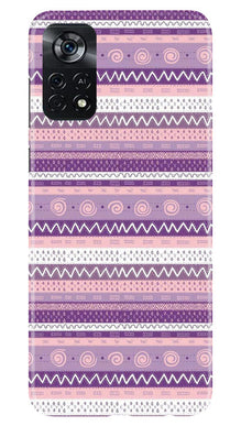 Zigzag line pattern3 Mobile Back Case for Poco X4 Pro (Design - 11)