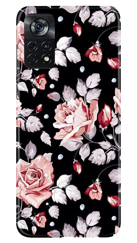 Pink rose Case for Poco X4 Pro