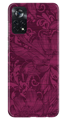 Purple Backround Mobile Back Case for Poco X4 Pro (Design - 22)