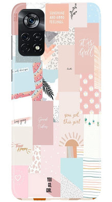 Shinny Blue Background Mobile Back Case for Poco X4 Pro (Design - 32)