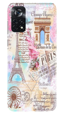 Paris Eiftel Tower Mobile Back Case for Poco X4 Pro (Design - 54)