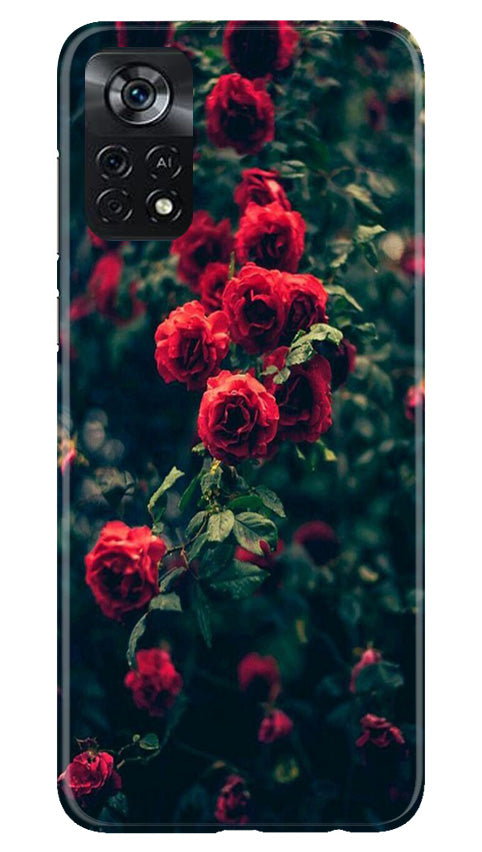 Red Rose Case for Poco X4 Pro