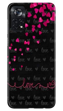 Love in Air Mobile Back Case for Poco X4 Pro (Design - 89)