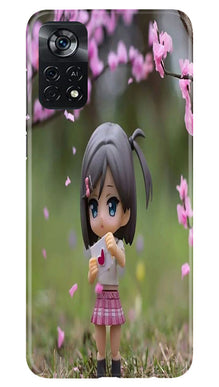Cute Girl Mobile Back Case for Poco X4 Pro (Design - 92)