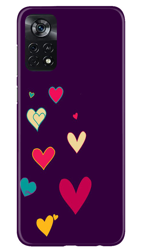 Purple Background Case for Poco X4 Pro  (Design - 107)