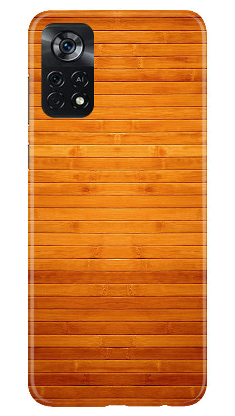 Wooden Look Case for Poco X4 Pro  (Design - 111)