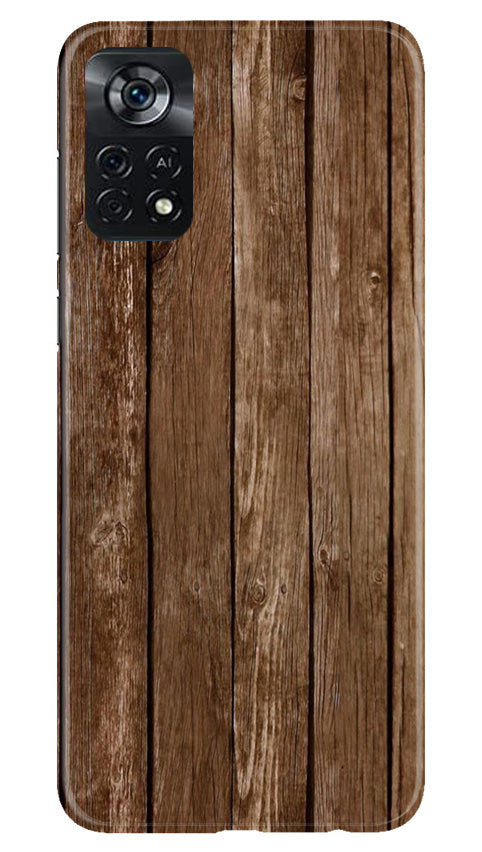 Wooden Look Case for Poco X4 Pro(Design - 112)