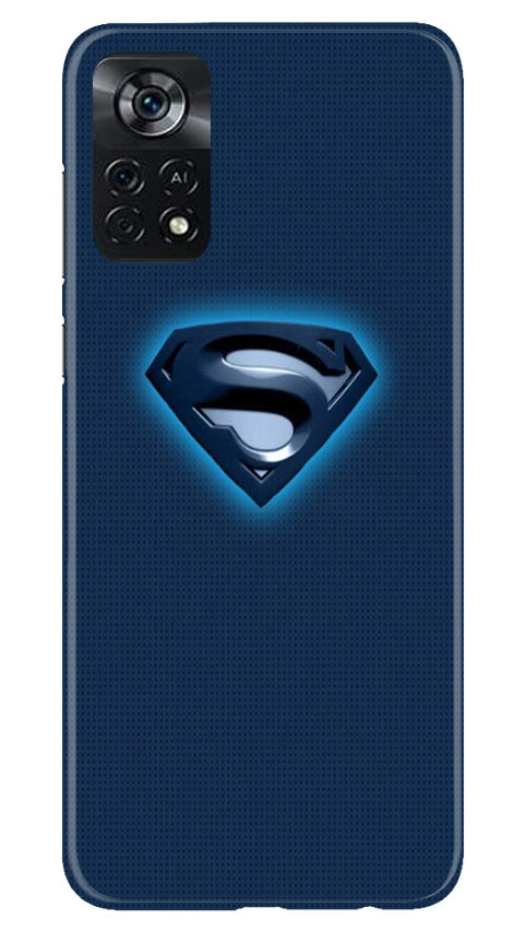 Superman Superhero Case for Poco X4 Pro  (Design - 117)