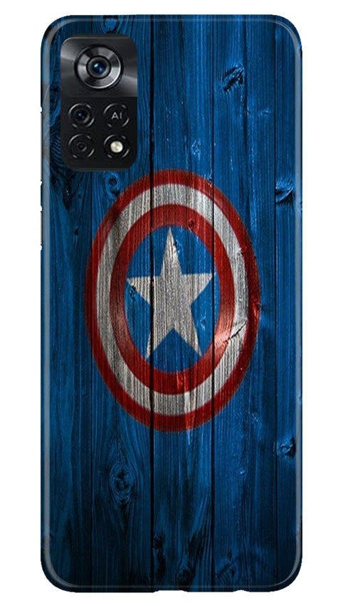 Captain America Superhero Case for Poco X4 Pro(Design - 118)