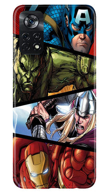 Avengers Superhero Mobile Back Case for Poco X4 Pro  (Design - 124)