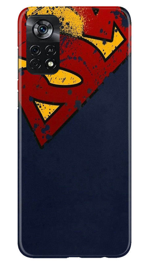 Superman Superhero Case for Poco X4 Pro(Design - 125)