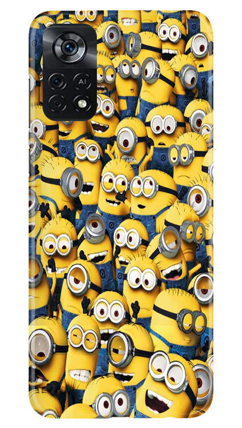 Minions Case for Poco X4 Pro  (Design - 126)