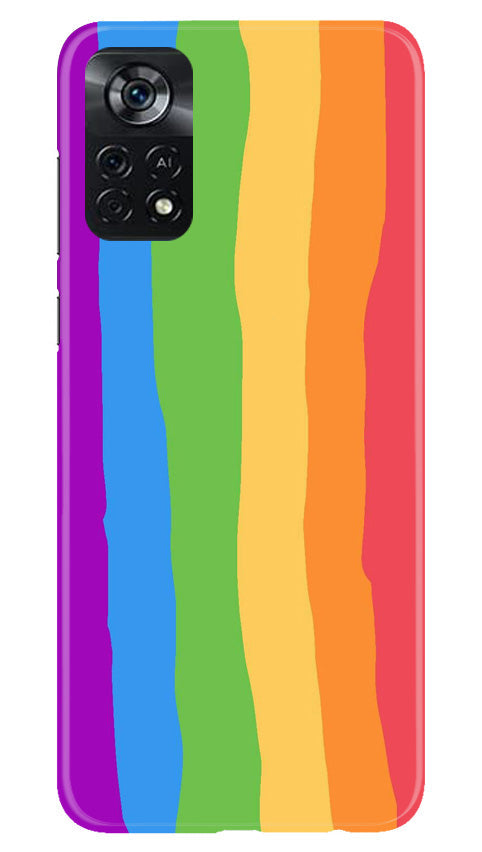 Multi Color Baground Case for Poco X4 Pro  (Design - 139)