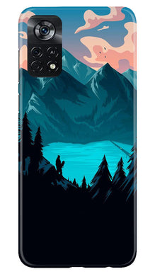 Mountains Mobile Back Case for Poco X4 Pro (Design - 155)