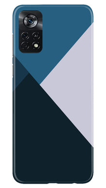 Blue Shades Mobile Back Case for Poco X4 Pro (Design - 157)