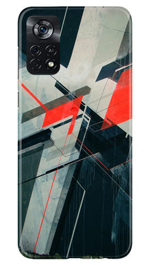 Modern Art Mobile Back Case for Poco X4 Pro (Design - 199)