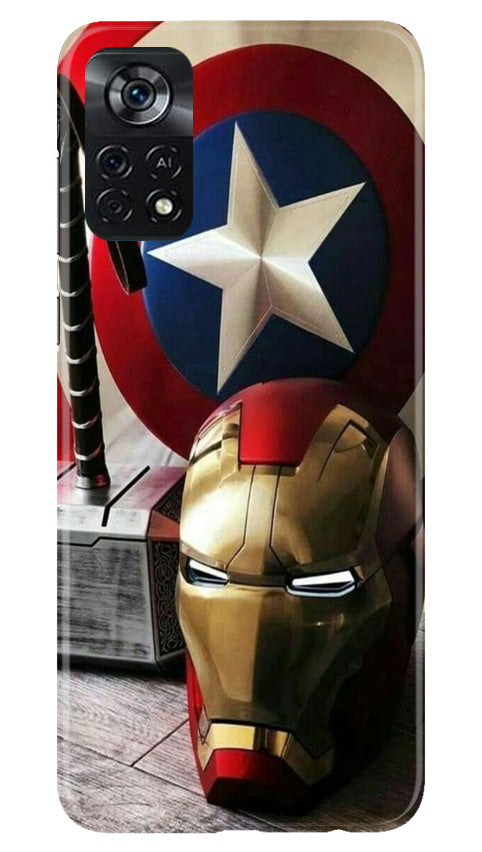 Captain America Shield Case for Poco X4 Pro (Design No. 222)
