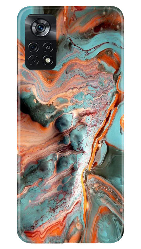 Marble Texture Mobile Back Case for Poco X4 Pro (Design - 270)