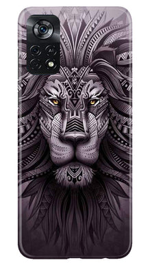 Lion Mobile Back Case for Poco X4 Pro (Design - 276)
