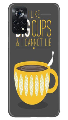 Big Cups Coffee Mobile Back Case for Poco X4 Pro (Design - 312)