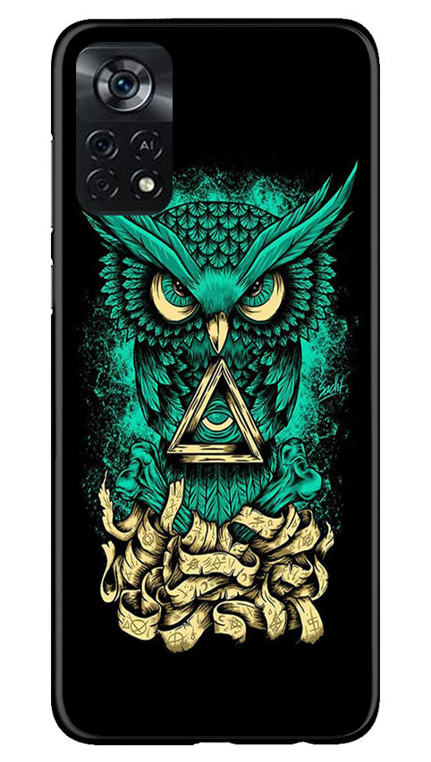 Owl Mobile Back Case for Poco X4 Pro (Design - 317)