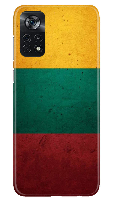 Color Pattern Mobile Back Case for Poco X4 Pro (Design - 333)