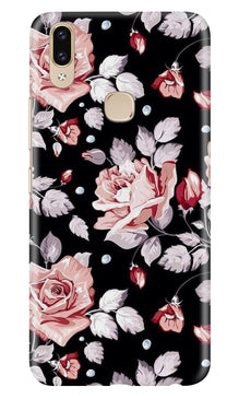 Pink rose Mobile Back Case for Asus Zenfone Max Pro M2 (Design - 12)