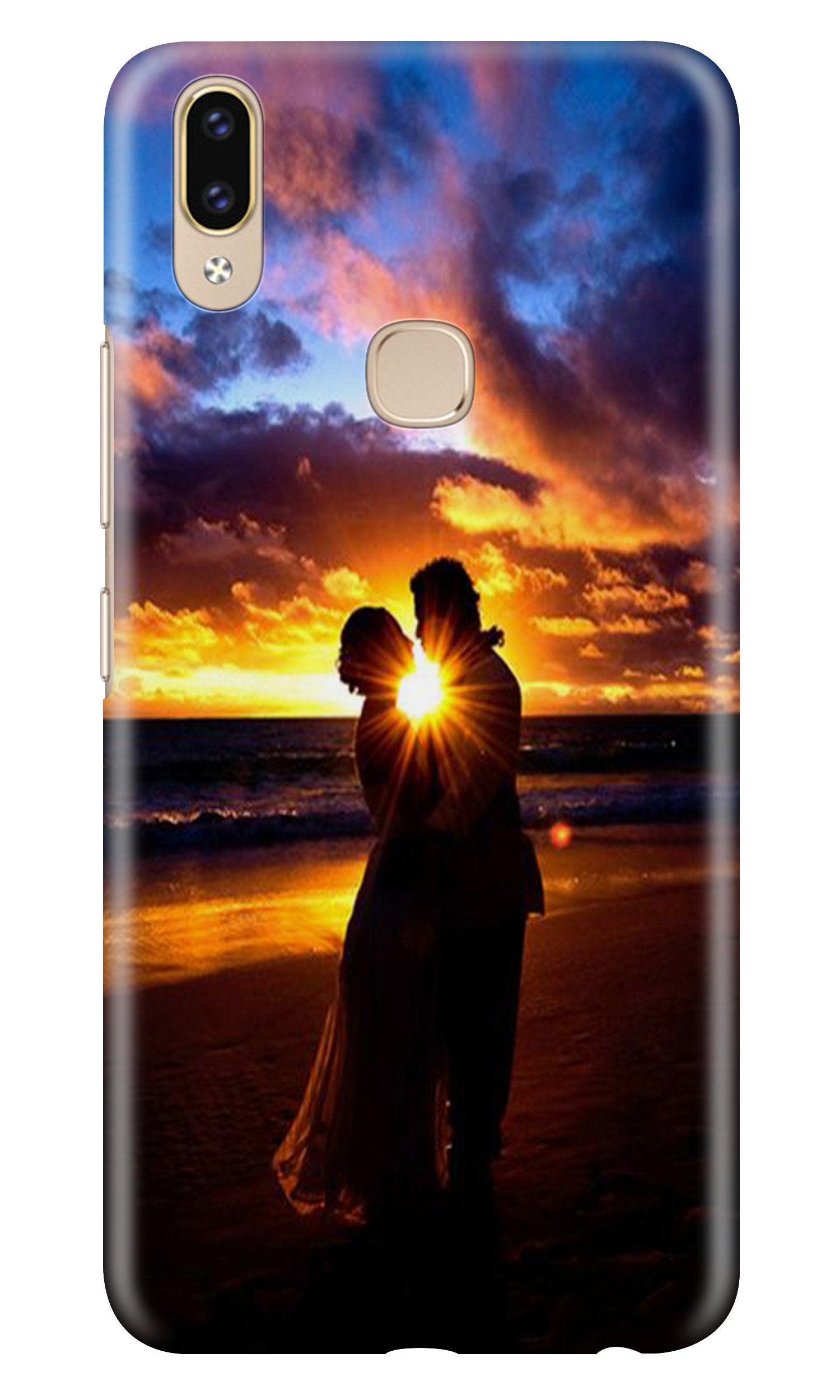 Couple Sea shore Case for Asus Zenfone Max M2